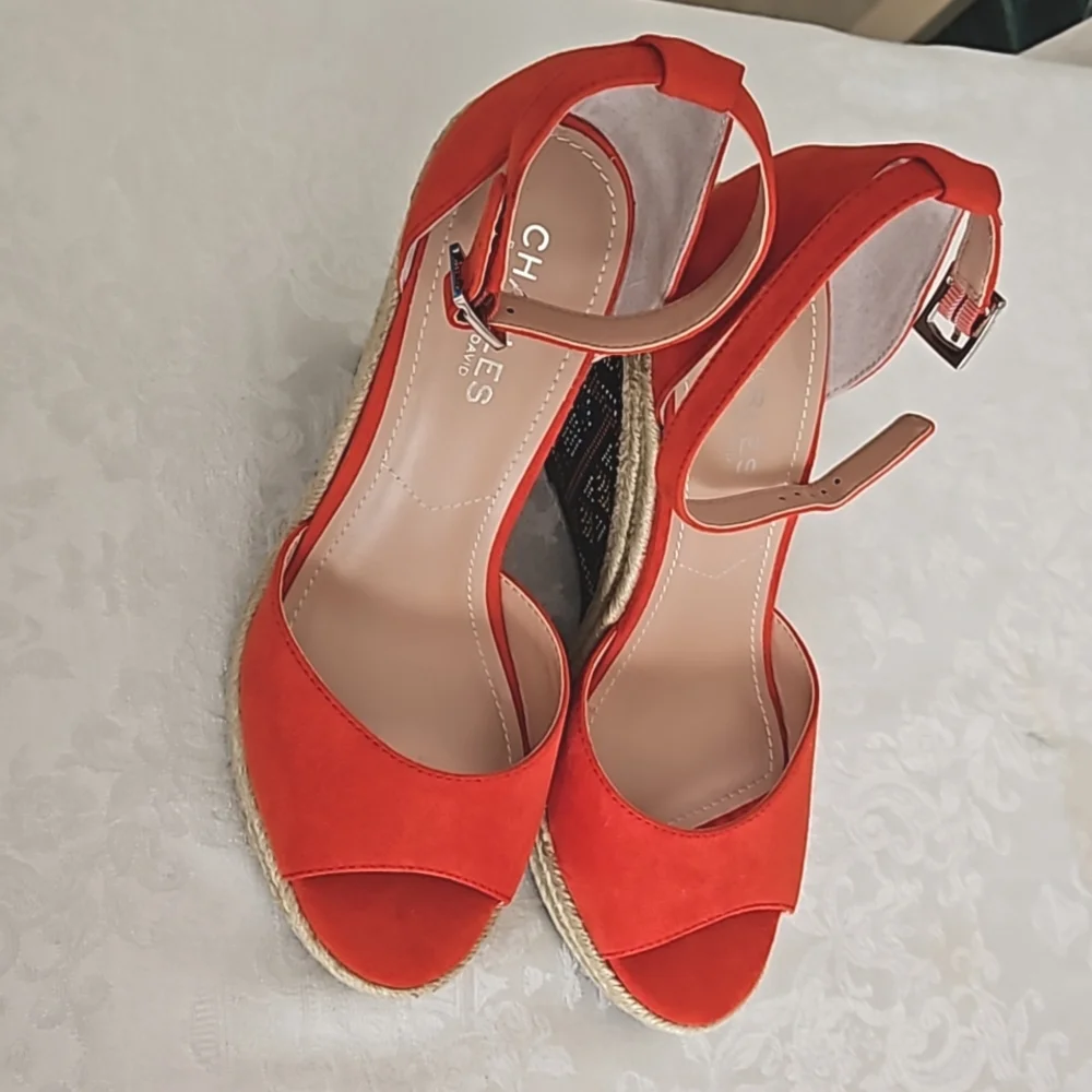 Charles By Charles David Wedges Shoes, Size 8.5M. - Picture 7 of 9
